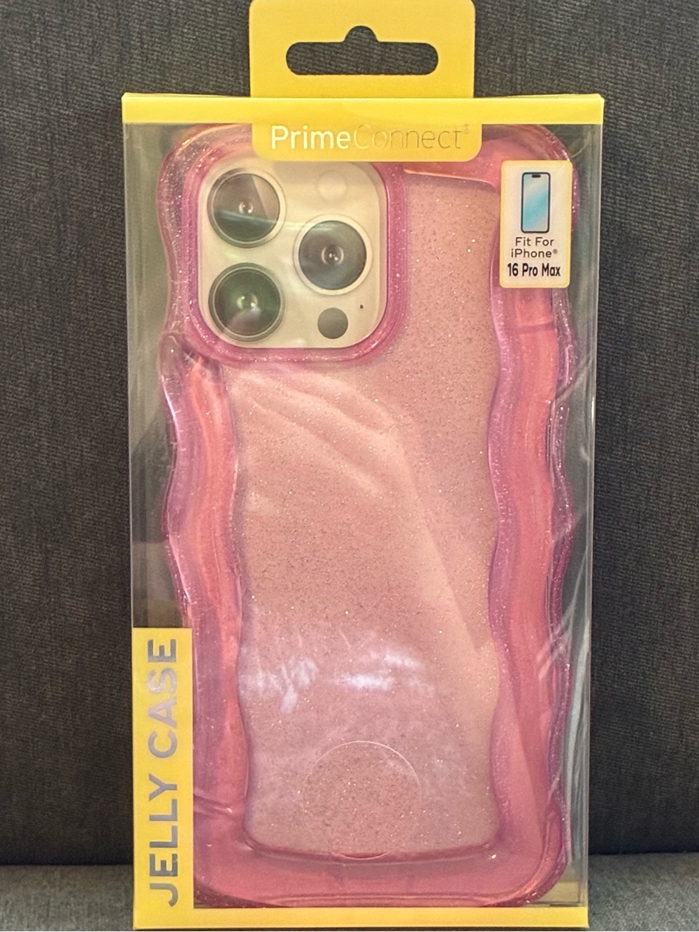 Viral Squishy Pink Jelly Case for iPhone 16 Pro Max